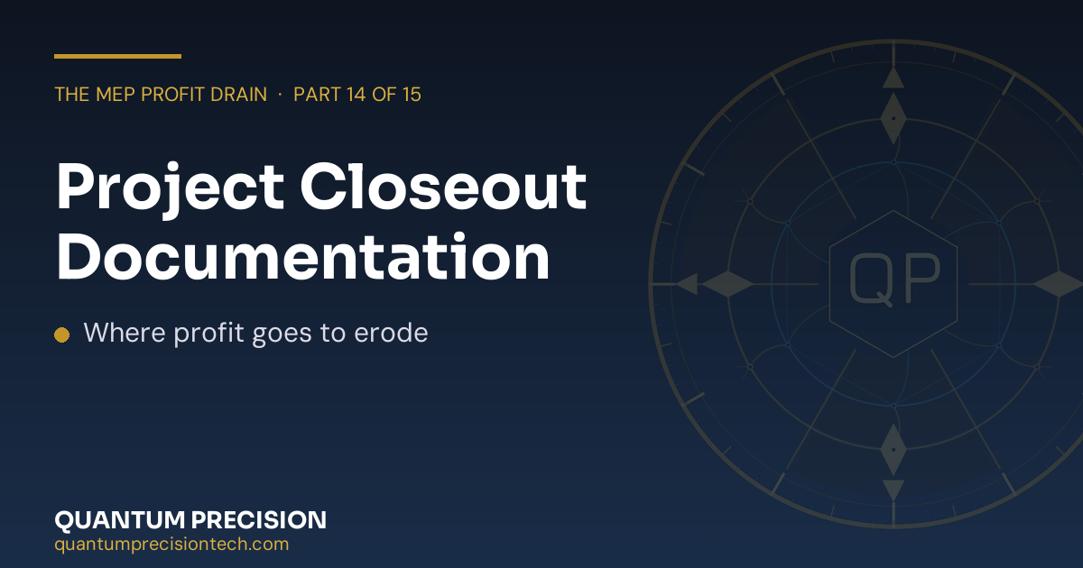 Project Closeout Documentation